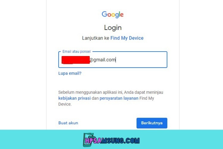 cara melacak hp samsung yang hilang dengan akun samsung